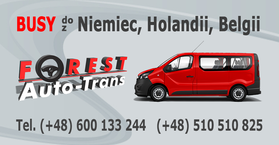 Forest Auto Trans - BUSY z Polski do Niemiec, Holandii, Belgii
